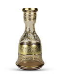 Zahrah Special Edition Hand Made Bohemian Czech Republic Base with 24K Gold Filigree