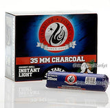 Starbuzz Quick Instant Light 35mm Coconut Shell Hookah Shisha Charcoal