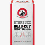 Starbuzz Quad Cut Coconut Charcoal -112 Pcs