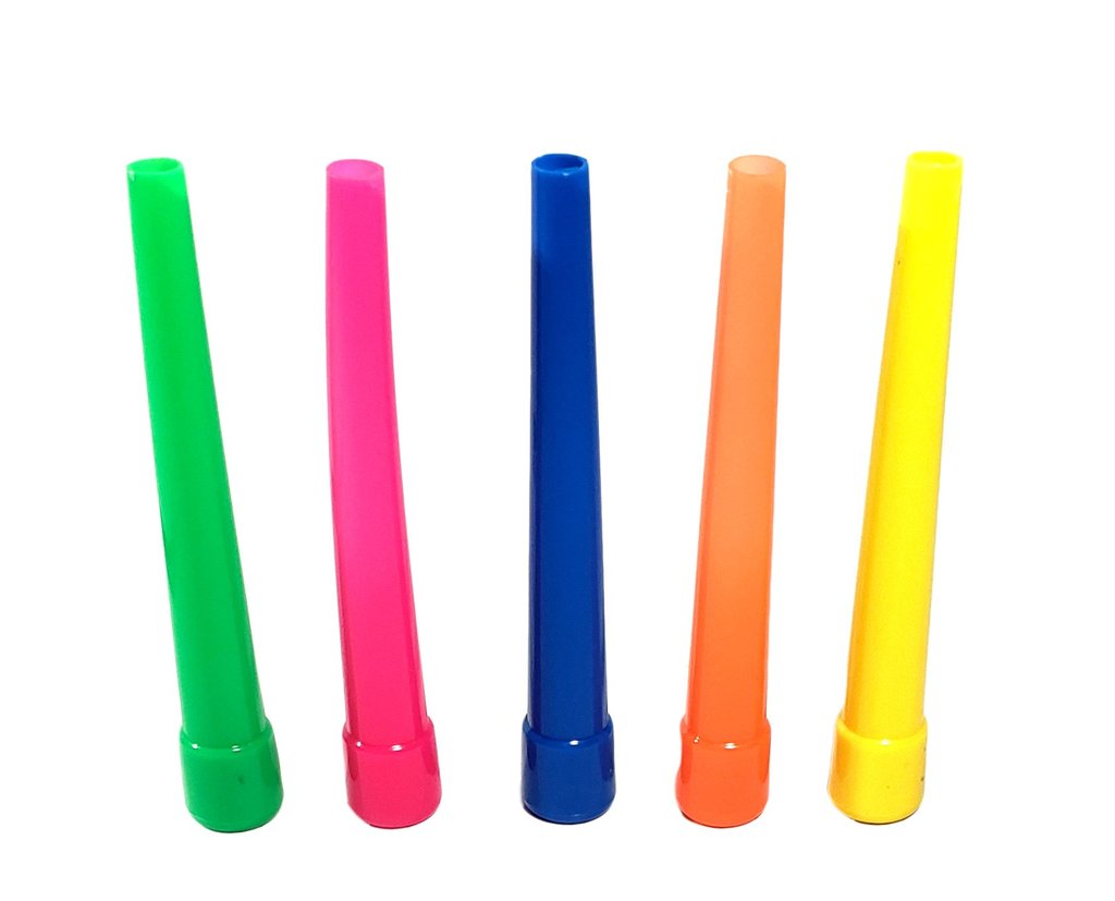 Multi Color Jumbo Hookah Mouth Tips (Male) 50 PCS