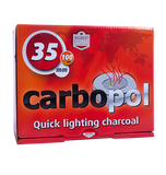 Carbopol Hookah Coals - 35mm - 1 Box (100 Pieces)